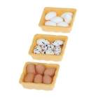 1 комплект, миниатюрный кукольный домик в масштабе 1:12, мини-яйцо с лотком, кукольный домик, кухонные аксессуары, модель, игрушки, новинка, 100%