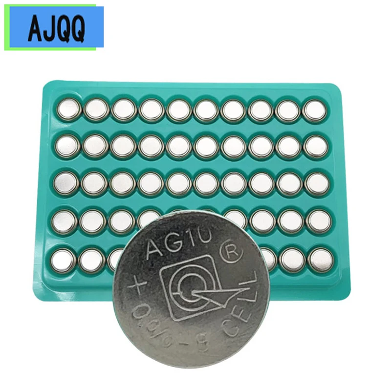 Аккумулятор AG10 100 в LR1130 1 55 SR1130 389A LR54 L1131 1130 для часов новинка 189 шт. | Электроника