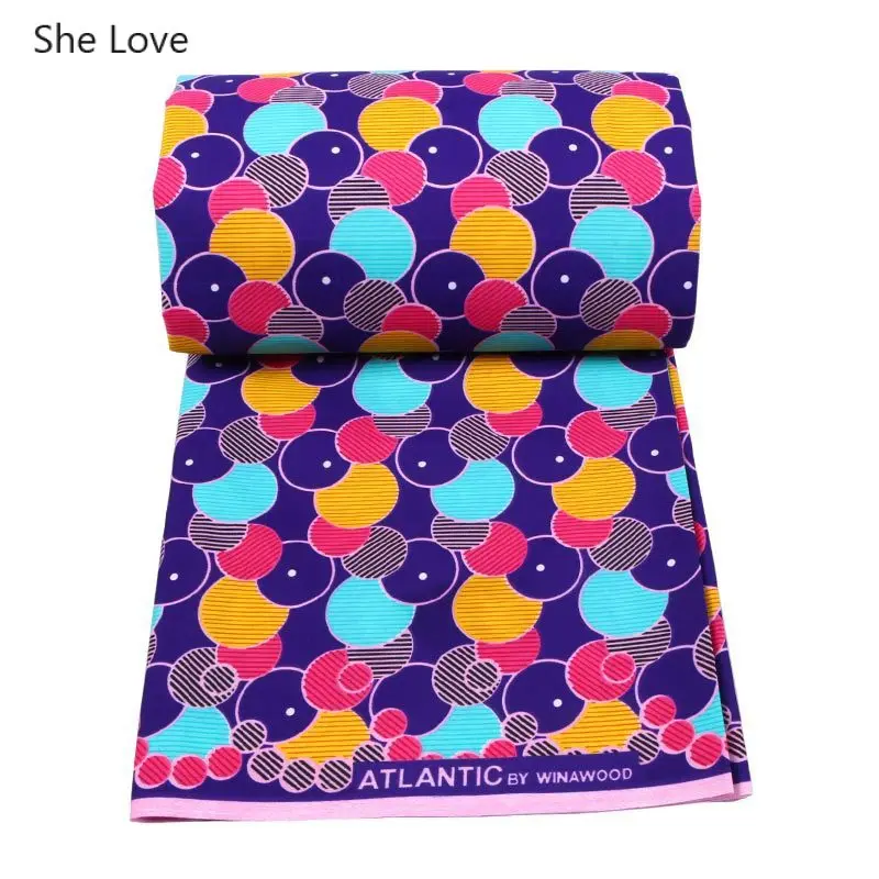 Chzimad 3 ярдов настоящий воск принты ткани Африканский нигерийский батик полиэстер