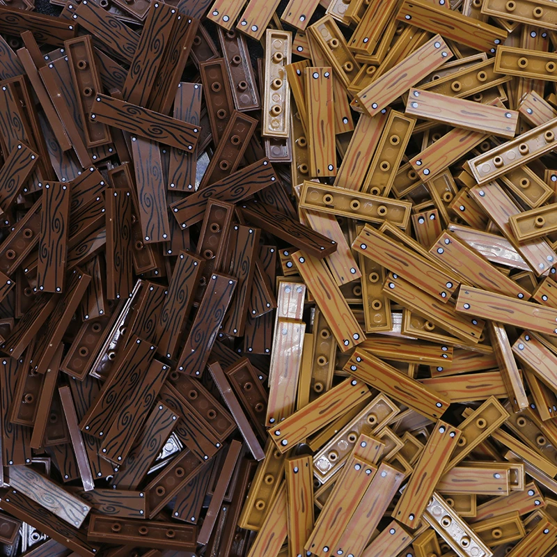 Городские аксессуары строительные блоки 1x4 плоская плитка напольная доска