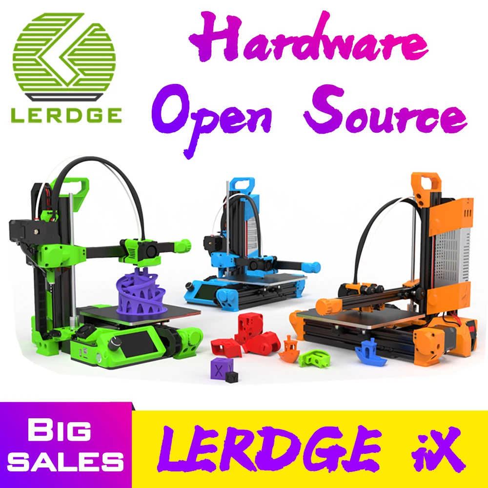 LERDGE iX 3D Printer High Precision Printing Upgraded DIY Parts 3d printer Kit 3.5 inch Touch Screen Z Board Prusa i3 | Компьютеры и