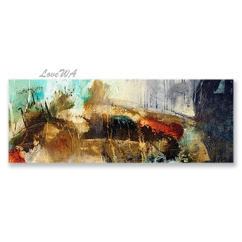 

Новейший дизайн, большие абстрактные настенные подвески, картина маслом, холст, настенная панель, искусство без рамки, искусство для украше...