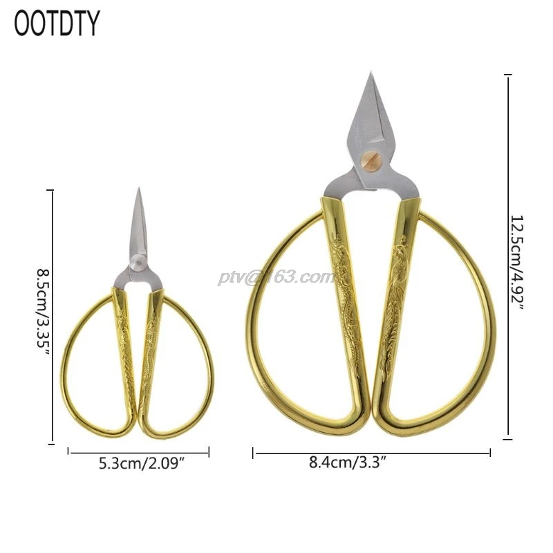 Лидер продаж золотые ножницы для бонсай драконов Феникса свадебные домашнего