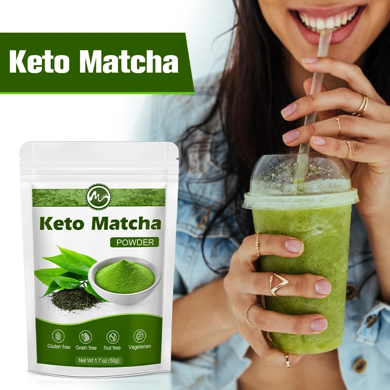 

Minch 200g Instant Keto Matcha Powder With MCT Oil 100% Organic Matcha Green-Tea Powder Low Carb Gluten-free Healthy Loss weight