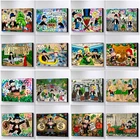 Мультфильм граффити, Monopolis Плакаты и принты картины на холсте искусство стены фотографии для Декор в гостиную без рамки