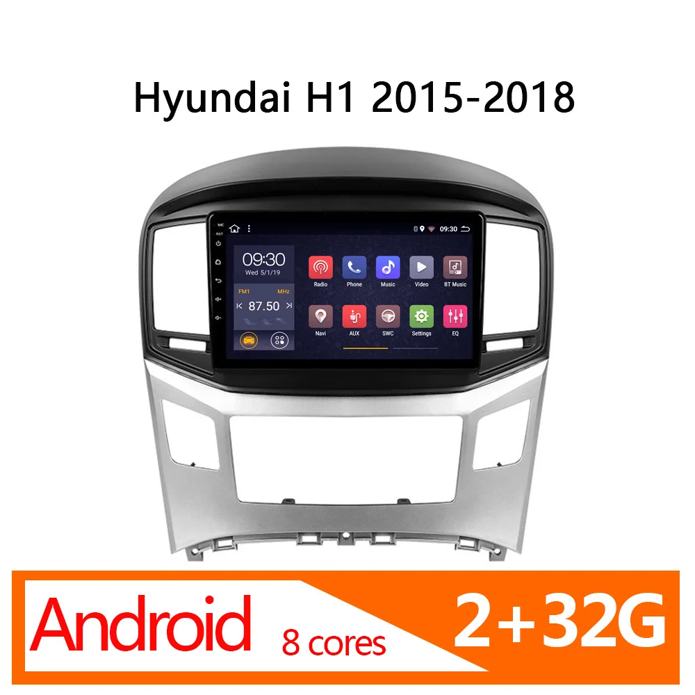 Автомобильный мультимедийный плеер android 2G + 32G 8 core система для Hyundai H1 2015 2016 2017 2018 |