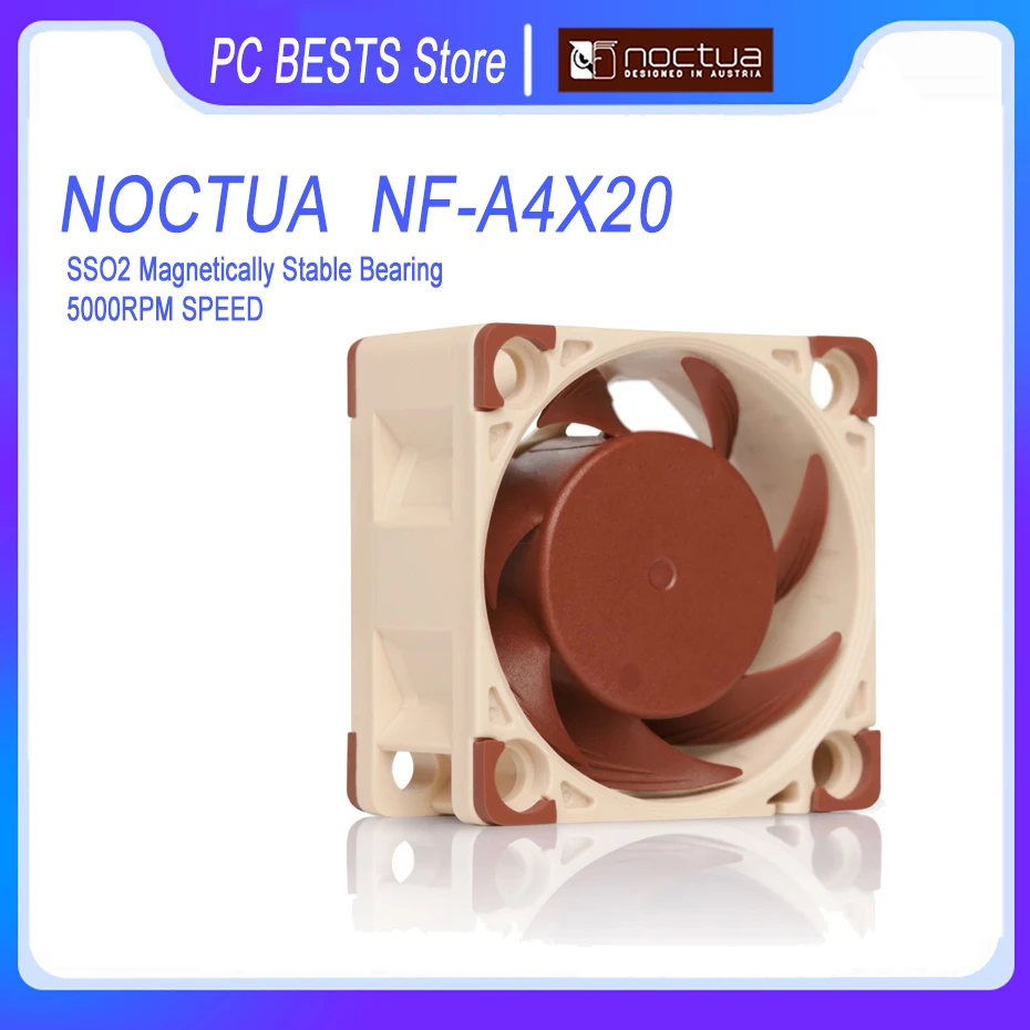 Охлаждающий вентилятор Noctua для ЦП 40 мм 12 В 5 ШИМ/FLX охлаждающий радиатор шасси