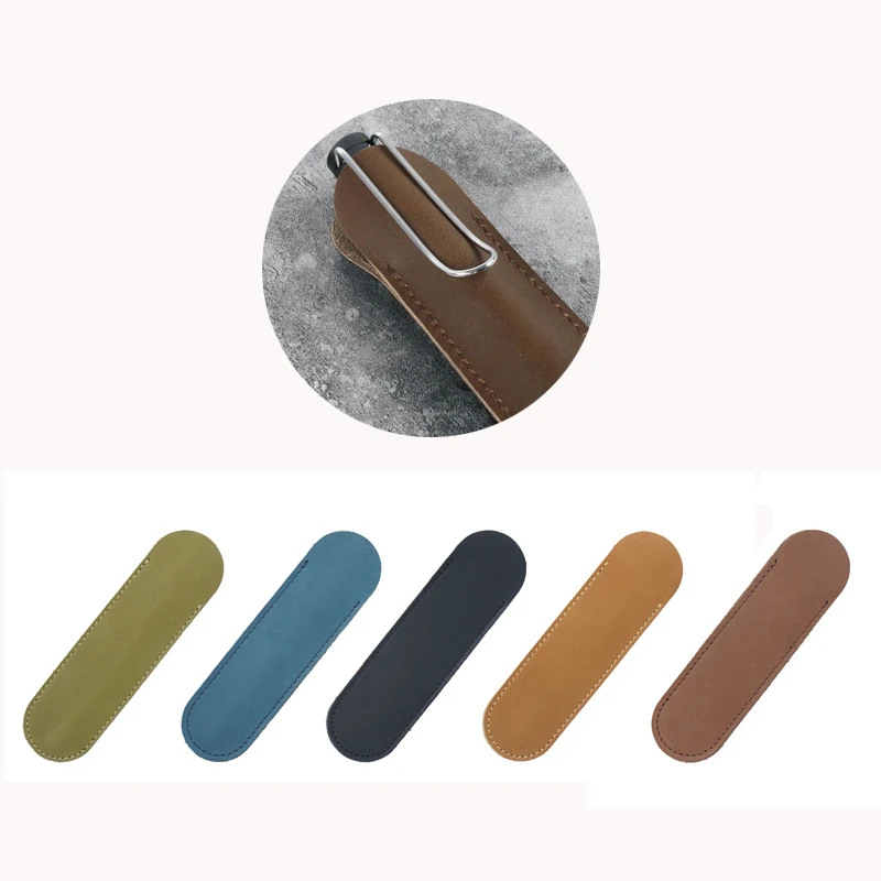 100 шт. натуральная кожа перьевые ручки Чехол держатель пенал сумочка защитный