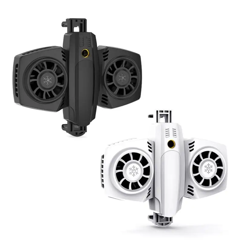 

Nice Double Fan Mobile Phone Cooler For Mobile Phones Game Phone Holder Stand Heat Sink Cooling Gamepad Controller Stretchable