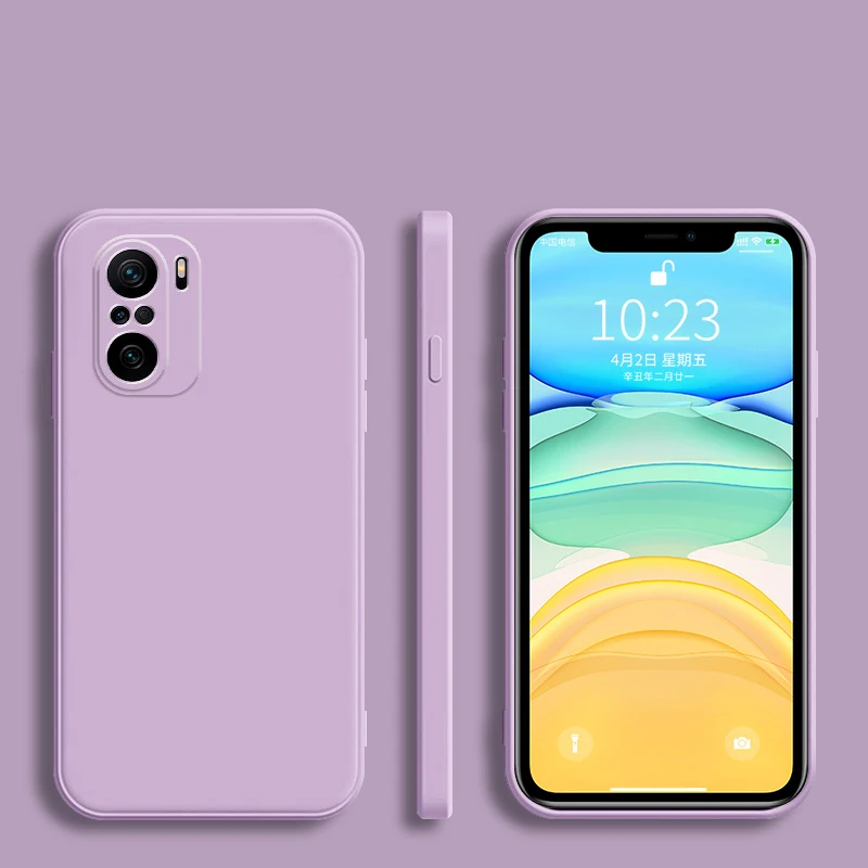 Модный силиконовый чехол с квадратной рамкой для телефона Xiaomi Redmi K40 K30 K20 Pro Plus