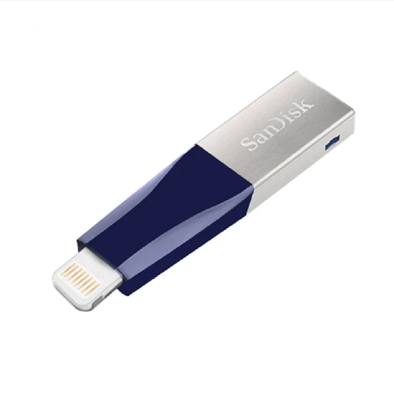 

Sandisk iXPAND USB 3.0 OTG Flash Drive 64GB Lightning to Metal Pen 128GB 256GB U Disk For iPhone iPad iPod Memory Stick