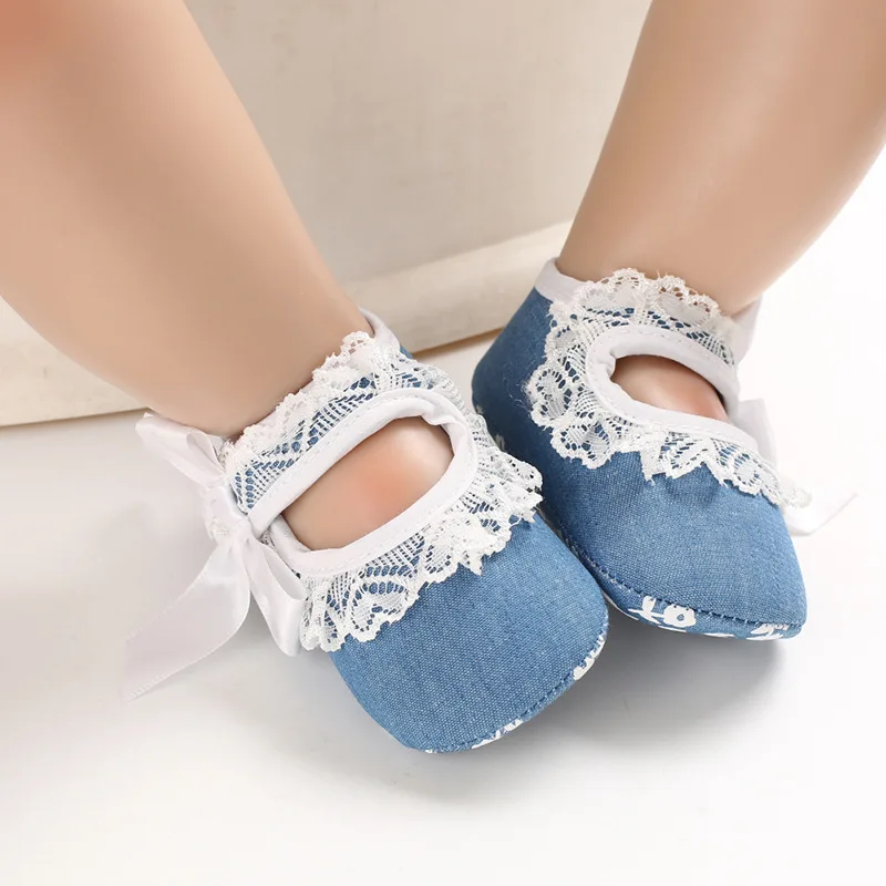 Обувь для новорожденных обувь маленьких девочек Повседневная однотонная с