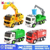 kids gifts inertia car construction truck childrens fire truck model sanitation truck excavator toys for boys toy christma gift