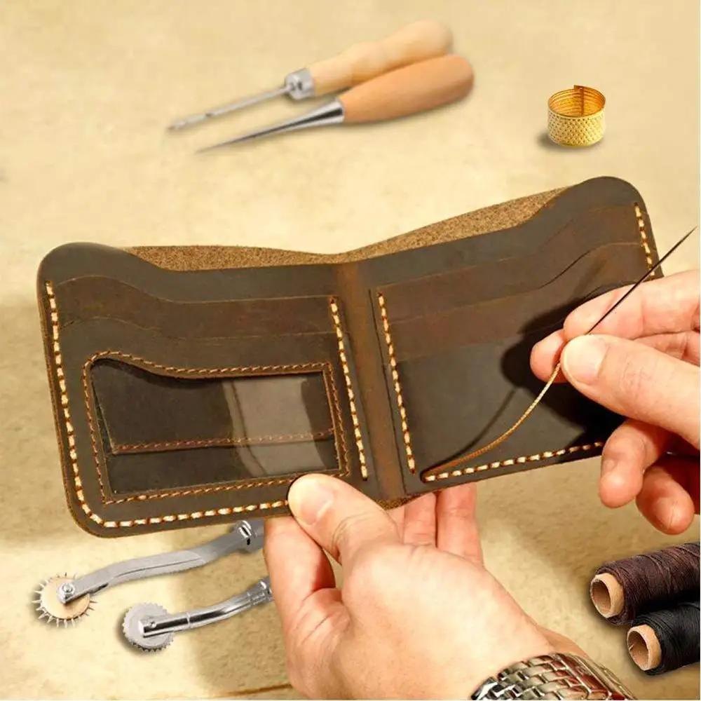 Набор инструментов для работы с кожей 16 шт. | Дом и сад