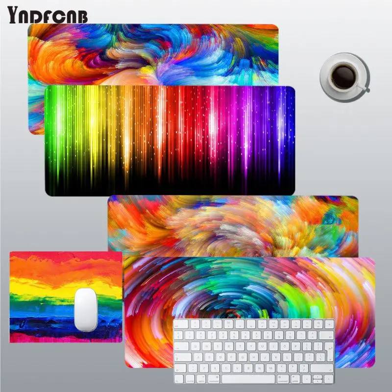 

Уникальный настольный коврик для мыши радужных цветов, мой любимый, размер для игрового коврика Deak для Overwatch/cs Go/world Of Warcraft