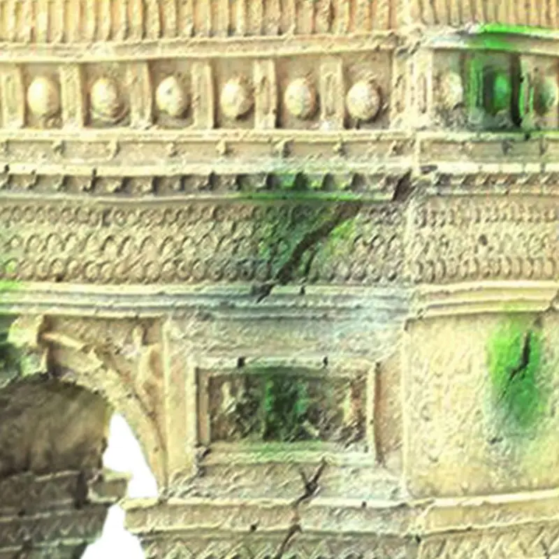 Древняя римская колонна арка аквариум ландшафтное украшение винтажная Прямая