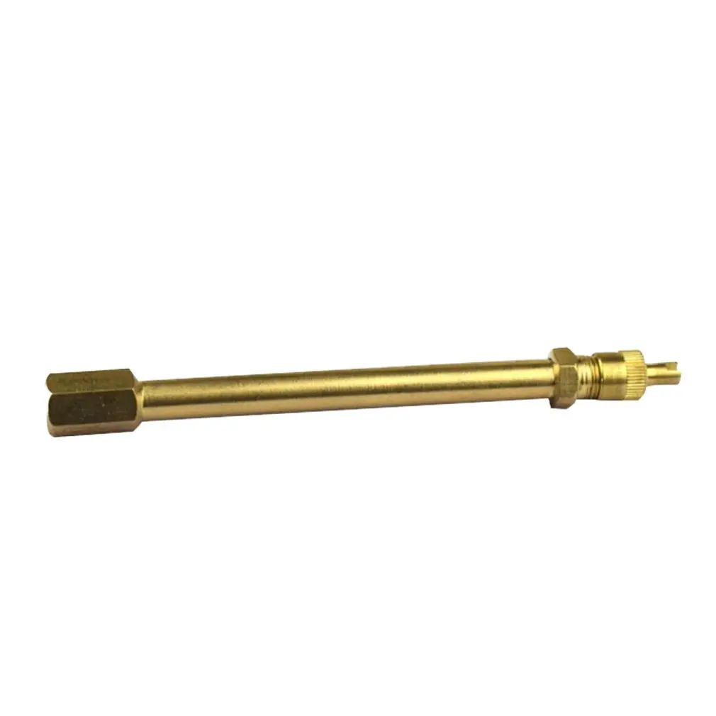 

100mm Auto Car Truck Brass Wheel Tire Valve Stem Extension Pole Caps Extender Universal for Auto and Truck Tire