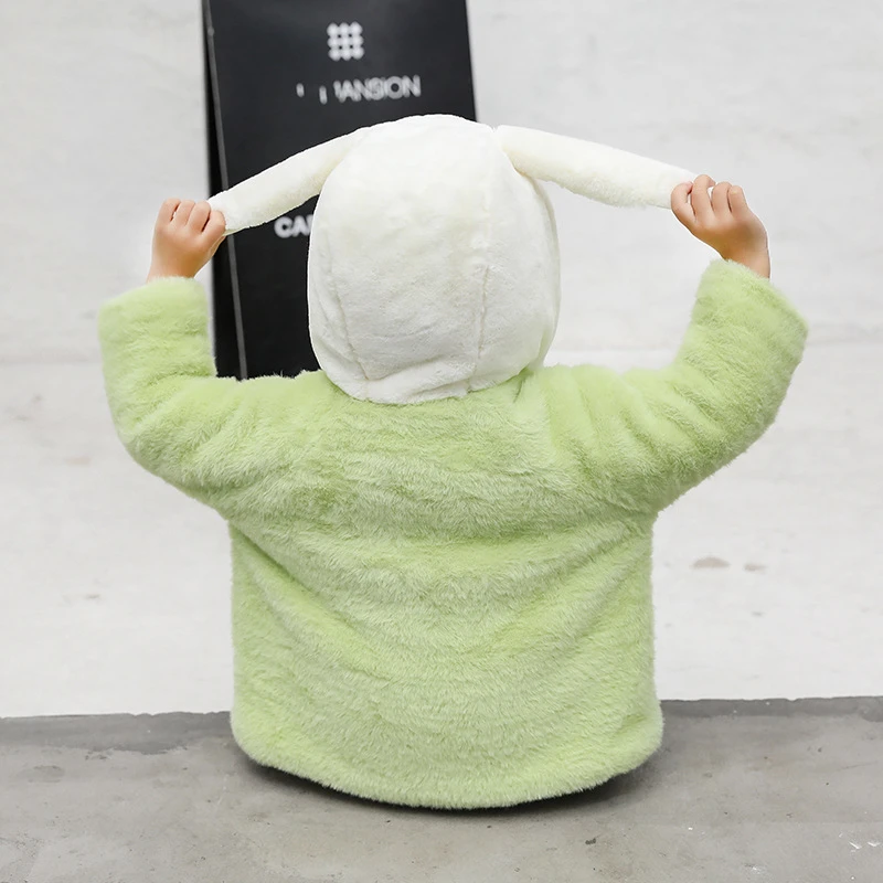 Зимняя плотная детская парка с героями мультфильмов для подростков Флисовое