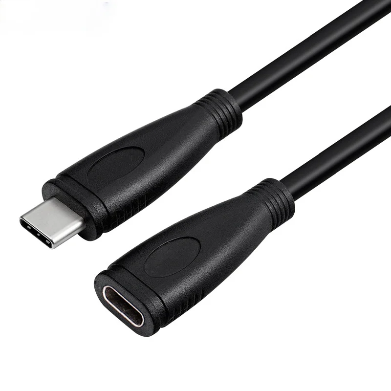 Удлинительный кабель 100 Вт PD 5A Type-C 4K @ 60 Гц USB-C USB3.1 Gen 2 10 Гбит/с шнур для Macbook Pro Nintendo