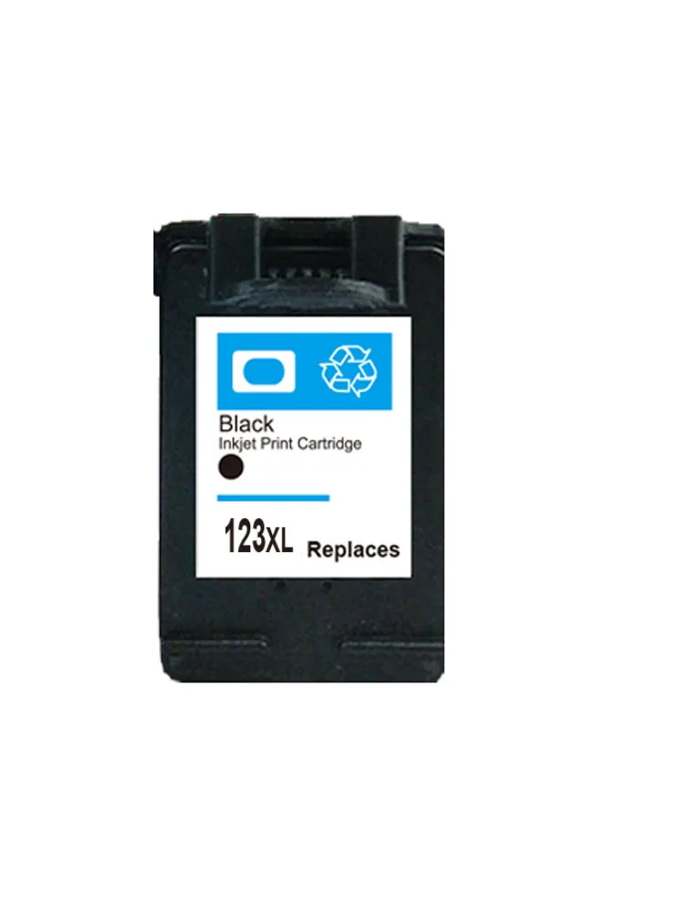 1X Картридж с черными чернилами 123XL совместимый hp123 Officejet 3830 3832 4650 4655 ENVY 4516 4520 Deskjet 2130