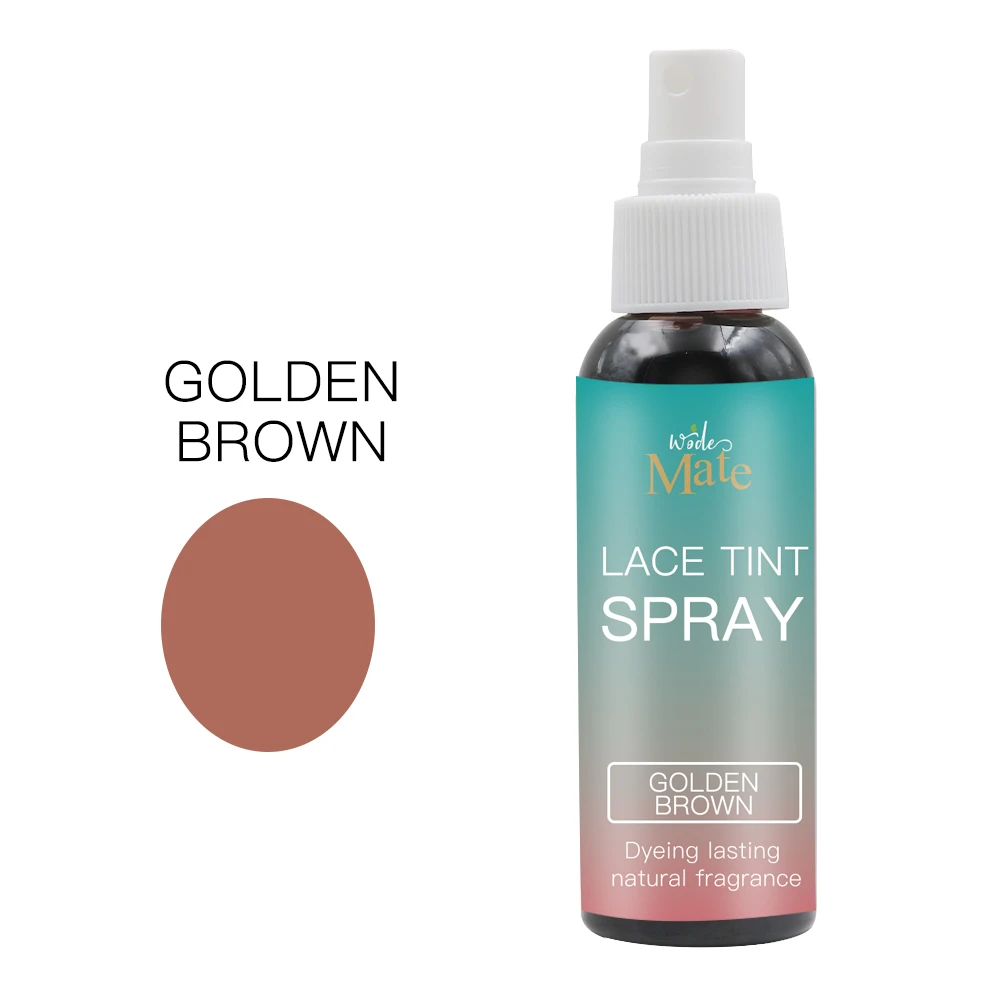 

wholesale custom logo Lace Tint Spray for lace closure frontal Wigs and Dark Brown Middle Brown Light Brown Lace Tint spray