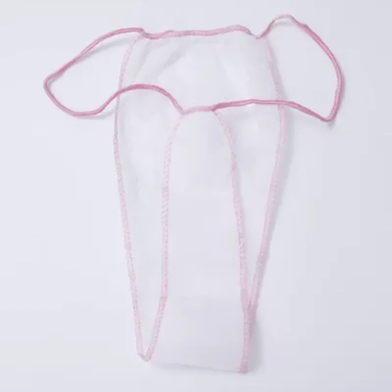 100pcs Women Spa Hygienic T Thong Underwear With Elastic Waistband Individually Wrapped Disposable Panties Non Woven Fabrics