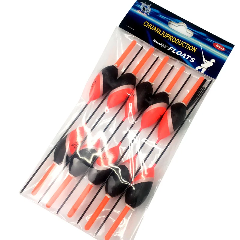 

OLOEY 10PCS Eva Stopper Angeln Bobbers Types Electric Foamfloating Bateau De Pesca Floats Glowing Fishing Float Light Fly