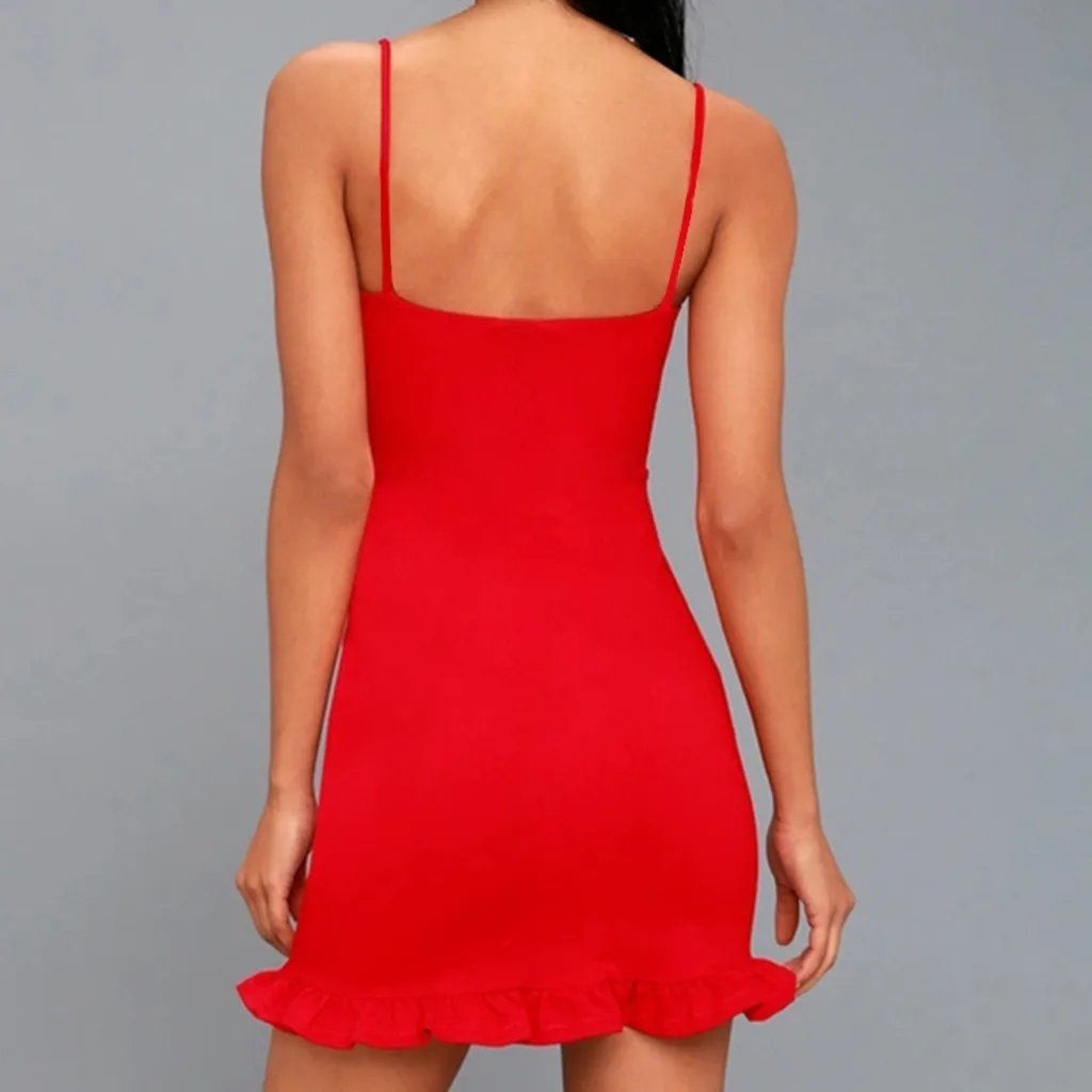 Женское Повседневное платье без рукавов Vadim мини бретелек с открытыми плечами