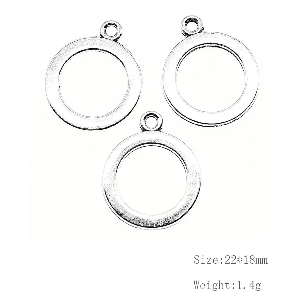 

Malzahar 20 Pieces Glossy Circle Jewelry Findings Components Fashion Jewelry Accessories