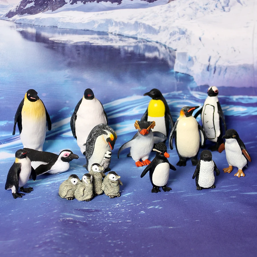 Реалистичные Polar игрушек Звериная Набор фигурок сорта из Полар флиса с рисунком