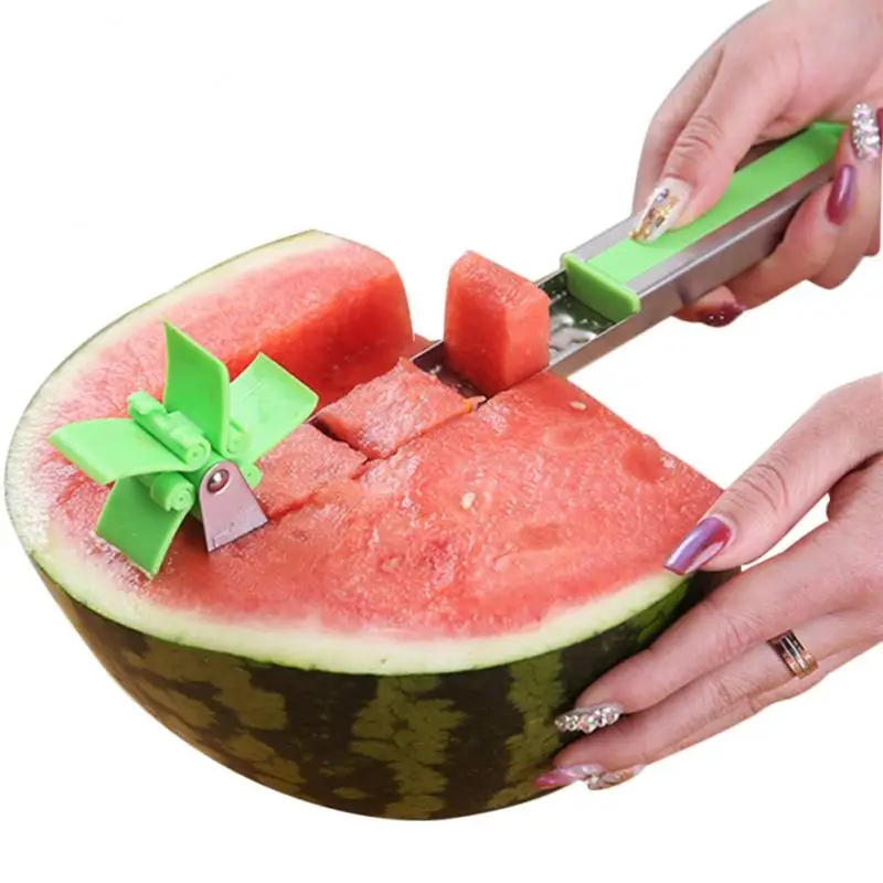 

Stainless Steel Watermelon Slicer Cutter Knife Corer Fruit Vegetable Tools Watermelon Spoon Kitchen Accessories Gadgets