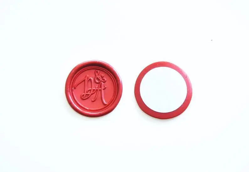 Пользовательские логотипы восковые уплотнения наклейки бизнес логотип