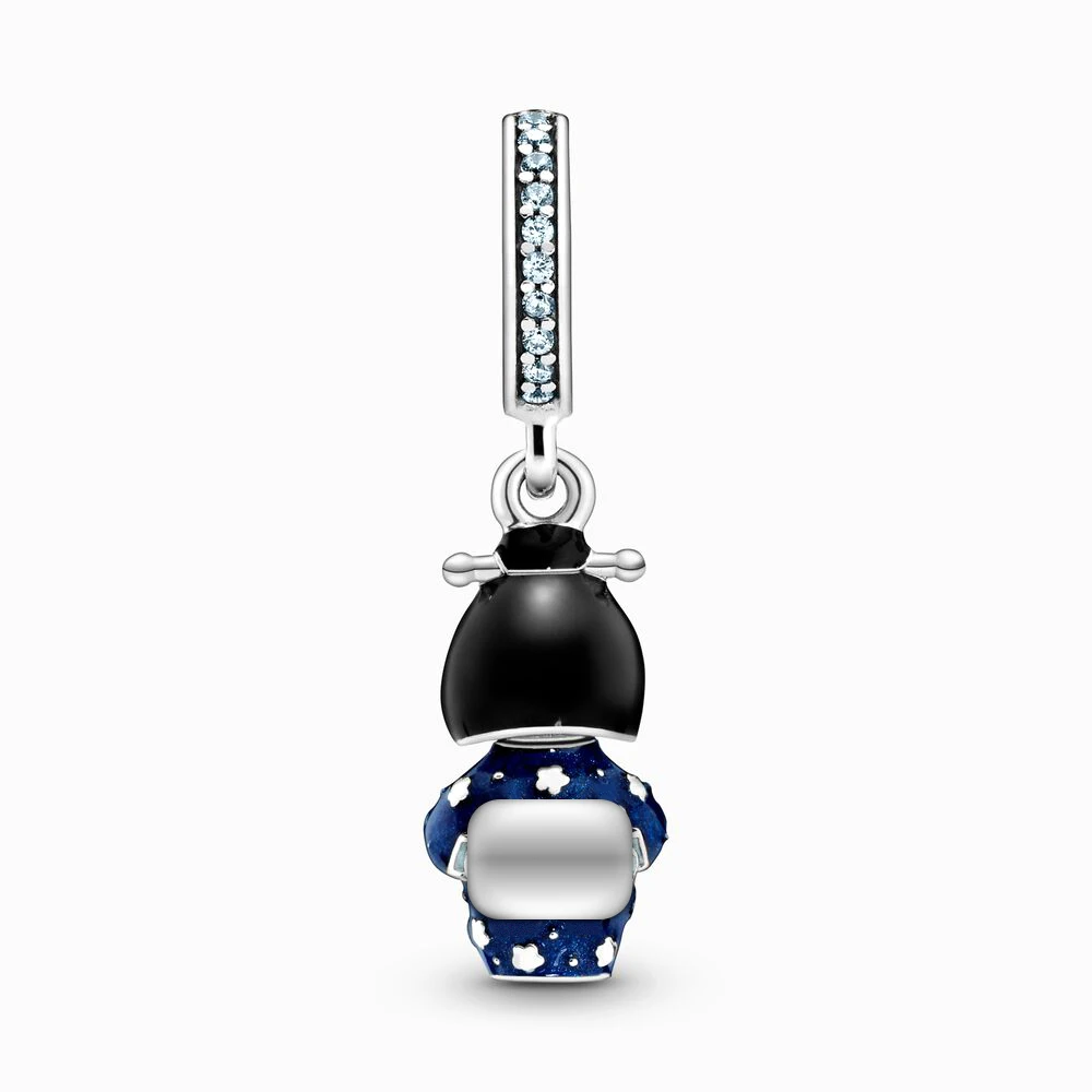 

Japanese Doll Charm 925 Sterling Silver Fits Pandora Charms Bracelets for Woman Girl Beads Gifts for Women Bracelet and Necklace