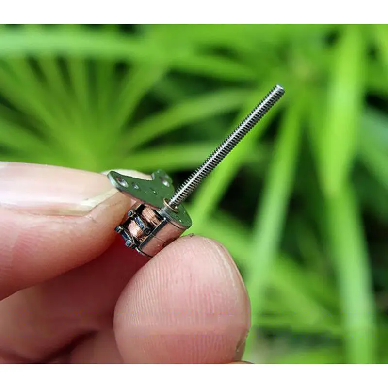 5PCS 2-phase 4-wire Micro Mini Miniature 6mm Stepper Motor Stepping 17mm Long Shaft Linear Screw Digital Camera Lens | Строительство и