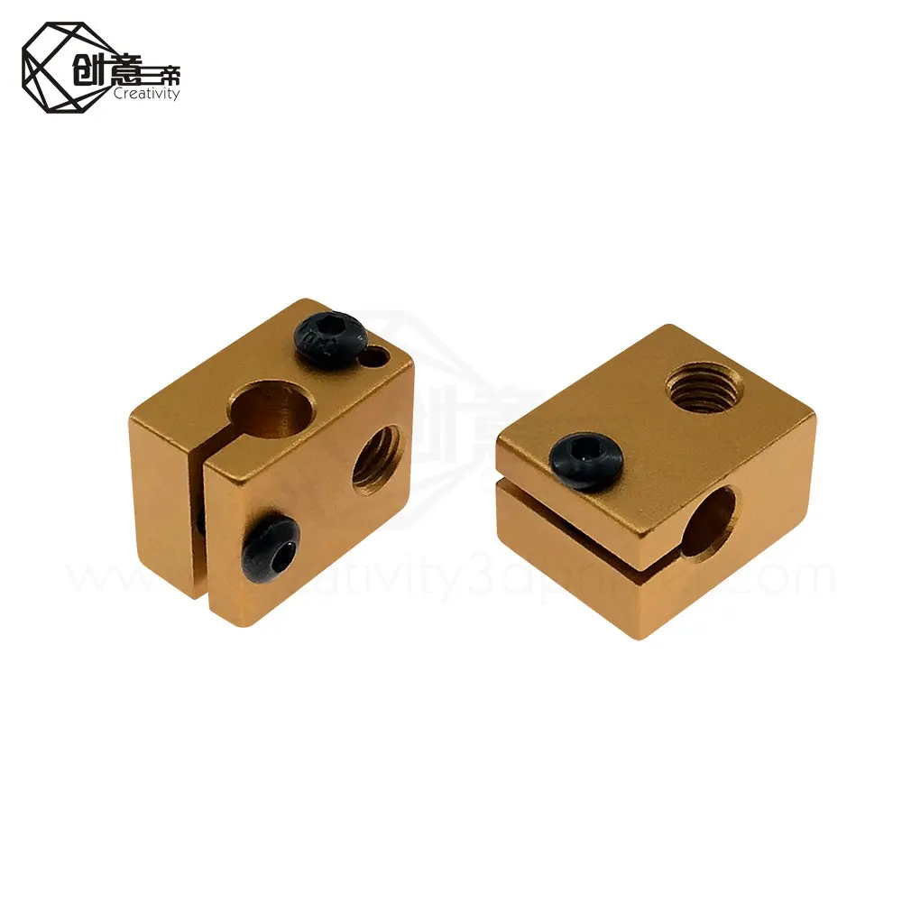 Алюминиевый тепловой блок V6 для V5 j-головки экструдера HotEnd 3D принтеры части