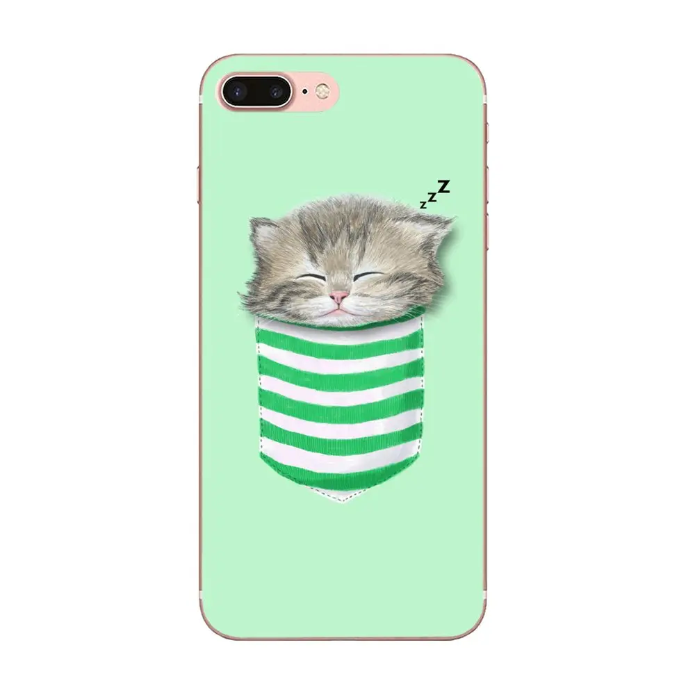 Забавный кот толстые губы нечетная девочка картофельные чипсы для Huawei Honor Mate 7 7A 8 9