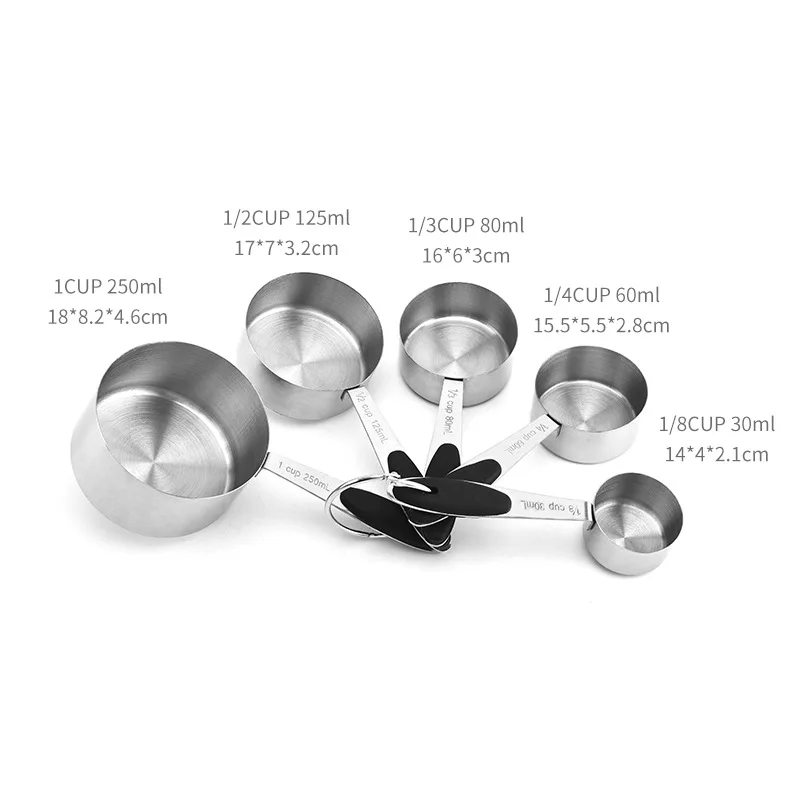

10pcs/set Stainless Steel Measuring Spoon Kitchen Scoop Baking Tea Coffee Measuring Tools For Kitchen Accessories Gadgets