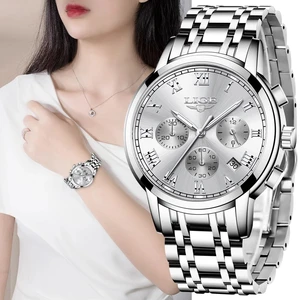 LIGE New Fashion Women Watch Top Brand Luxury Creative Watch Ladies Waterproof Quartz Date WristWatc