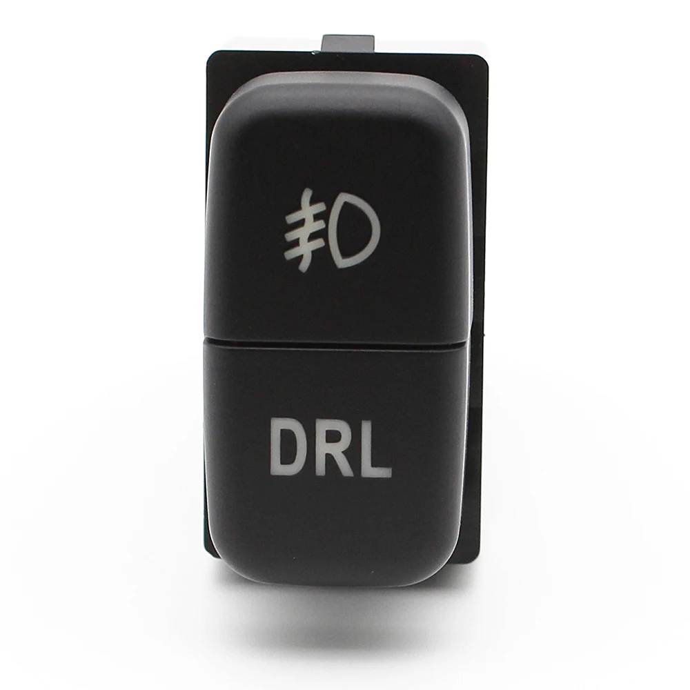 Переключатель с двойной красной светодиодной подсветкой переднего и заднего тумана 5Pin ON-OFF DC12V для Mitsubishi Pajero Triton ASX Lancer.