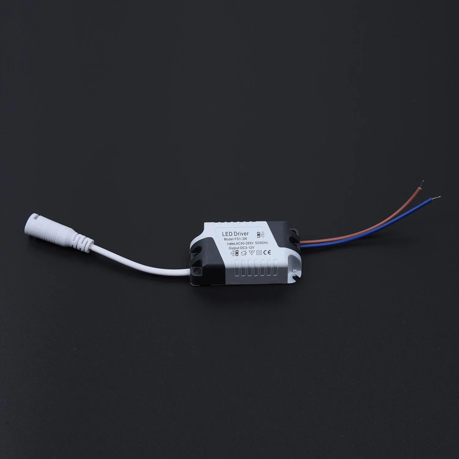 3 ~ 24 Вт светодиодные фары 12 28v постоянного тока до Ac90 265v Драйвер Питание адаптер