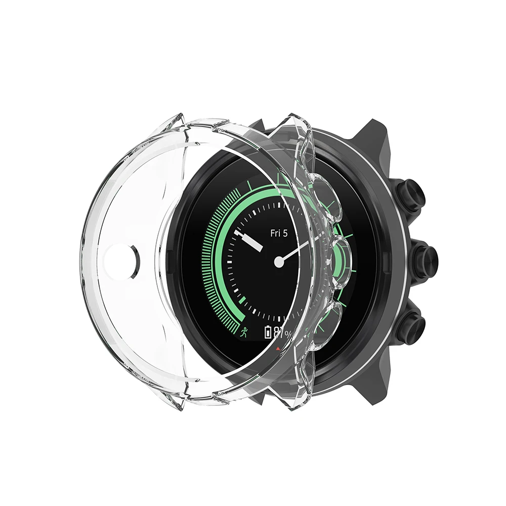 Прозрачный защитный чехол для часов из ТПУ Suunto9 / Suunto 9 Spartan Sport наручные Смарт часы