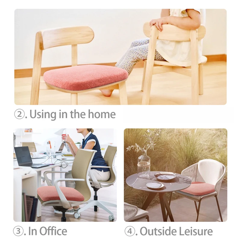 

Karcle Car Seat Cushion Memory Foam Plush Front Chair Seat Breathable Warm Pads Car Seat Protector Seat Cover for Cars Non-slip