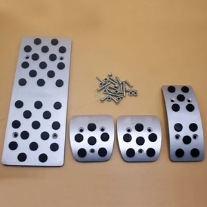 Автомобильные аксессуары для Mazda 3 Mazda3 M3 хэтчбек ATMT, алюминиевый сплав, педаль акселератора, педаль газа, тормоза с логотипом