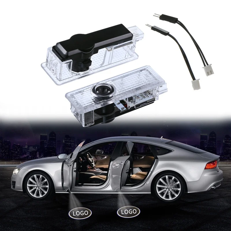 

4PCS Car Door Welcome Lights Courtesy LED Projector Ghost Shadow Light Special Car Door Logo Laser Projection Lamp Retrofit Lamp
