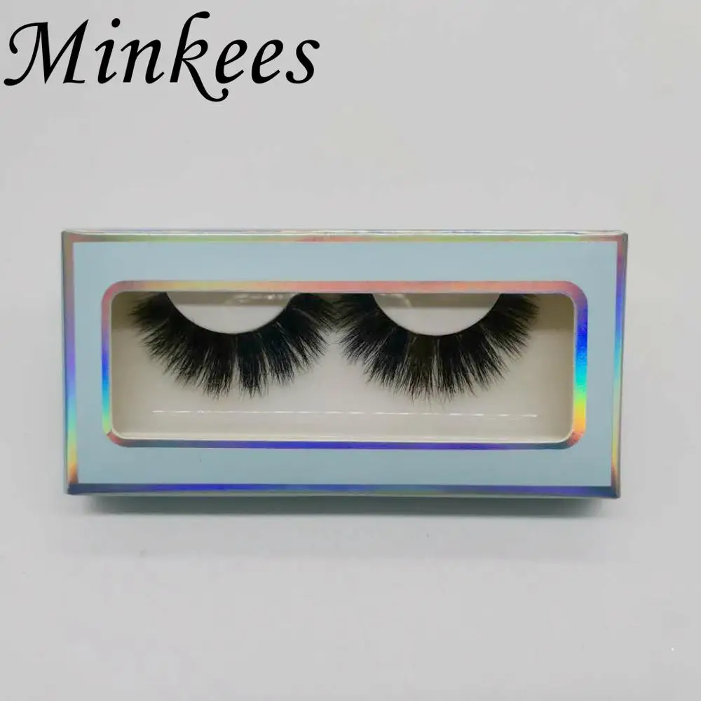 

Wholesale 50/100pcs paper false eyelash packaging box mink eyelashes box Empty Eyelash Packaging Box