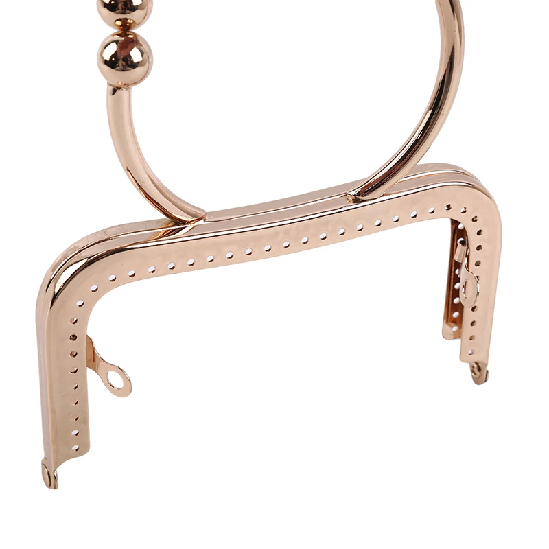 

12.5cm Alloy Handle purse frame Kiss Clasp DIY Kiss Lock bag Accessories Bronze gold