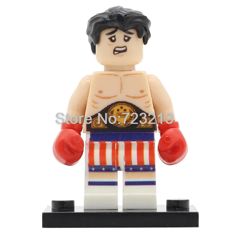 Rocky Один супер герой фигурка Бэтмена титана Джокер Tomb Raider Лара Крофт Рокки Namor Storm Big Barda строительный блок кирпич набор игрушек - Цвет: Rocky