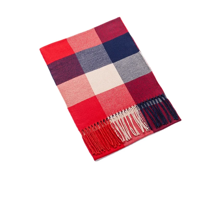 Новинка осенне-зимний женский шарф COZOK в британском стиле толстый из кашемира для