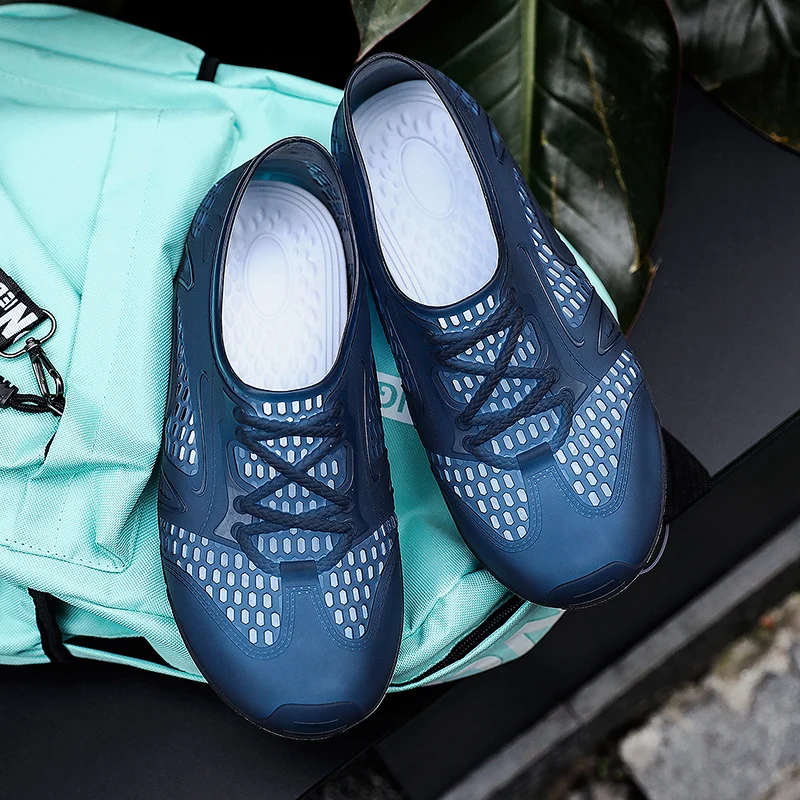 RUIFF 2019 Летняя мужская обувь болотная для плавания с полой пяткой отверстиями