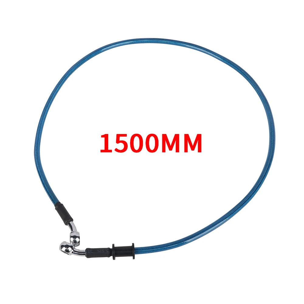 1500mm Мотоцикл 500 мм до 2000 мм Байк плетеная стальная Тормозная Линия сцепления Масляный шланг трубка для YAMAHA YZ YZF WR 125 250 426 уличные велосипеды - Цвет: 1500mm